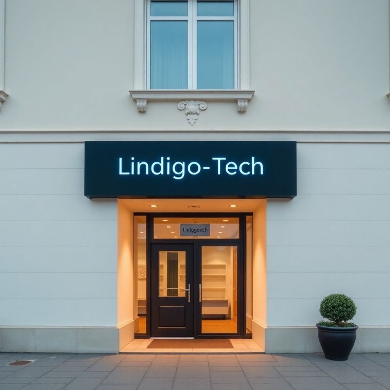 Exteriér poradenského štúdia v Poprade v indigovom svetle